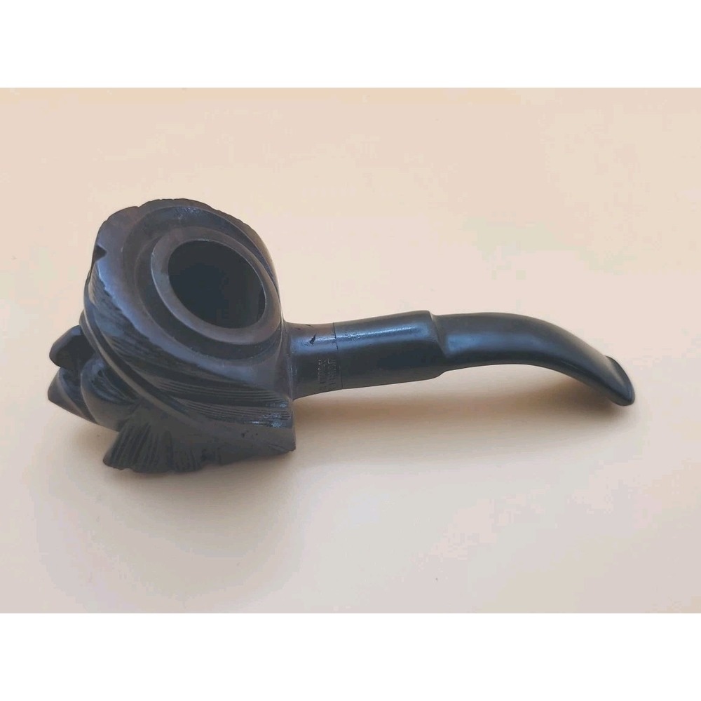 Vintage Hand Carved Indian Head Face Figural Pipe Collectors Smoking Pipe - Picture 8 of 11